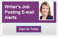 Sign up for writer's job posting e-mail alerts